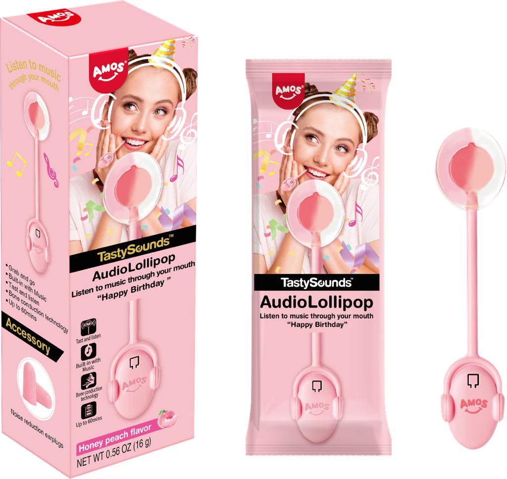 Audio Lollipop Honey Peach16g
