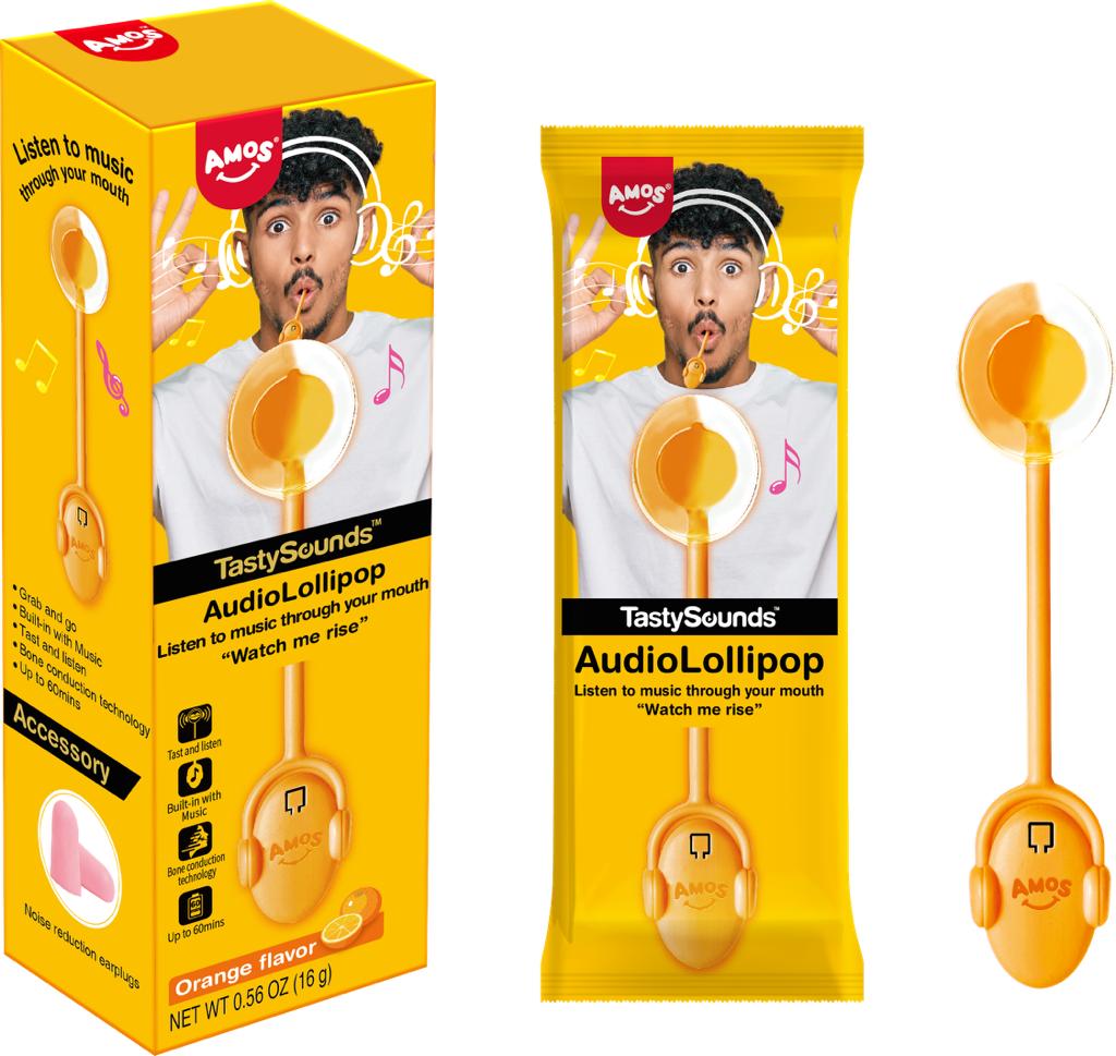 Audio Lollipop Orange 4*12*16g