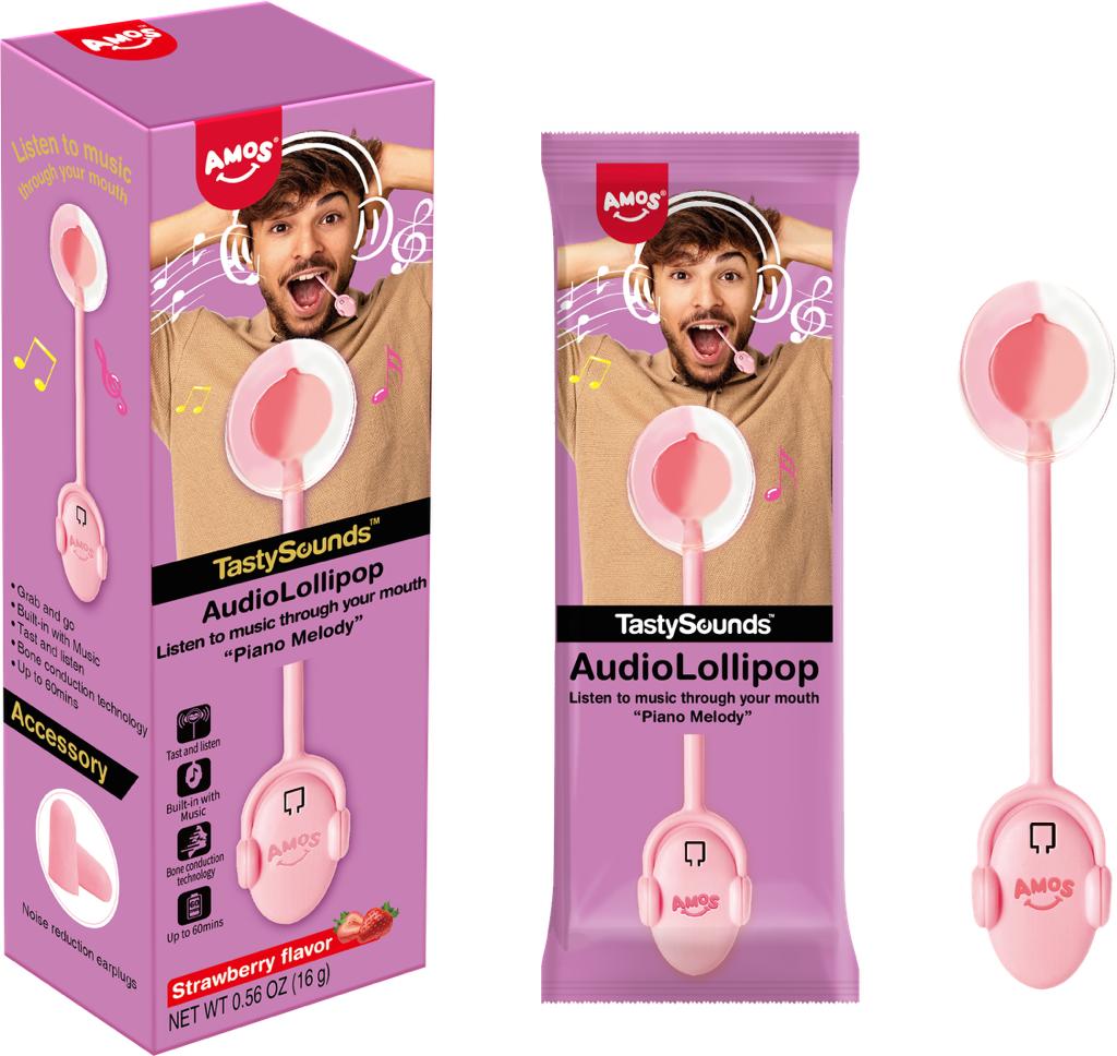 Audio Lollipop Strawberry16g