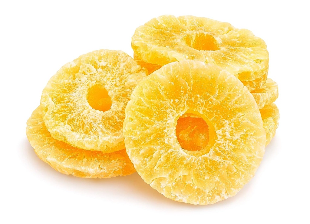 DRIED PINEAPPLE  CIRCLES 1kg
فواكة اناناس مجفف 