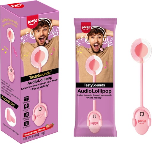 [501644] Audio Lollipop Strawberry16g