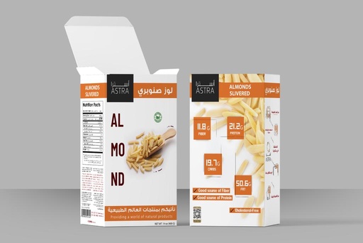 [3008] Almonds Slivered 400g. لوز  صنوبري